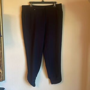 White House black market women’s crepe dress ankle pants with ankle interest 14